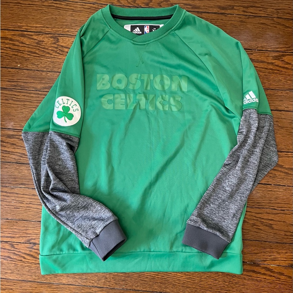 Adidas Green NBA Crewneck
